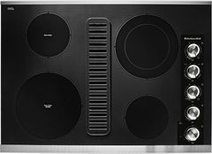 KitchenAid® 30" Stainless Steel Electric Downdraft Cooktop