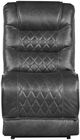 Homelegance® Putnam Gray Power Reclining Armless Chair-0
