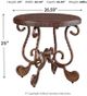 Signature Design by Ashley® Rafferty Dark Brown Round End Table-1
