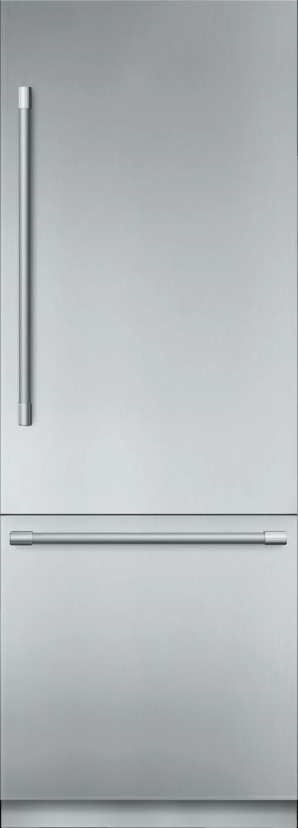 Thermador® Freedom® 30 in. 16.0 Cu. Ft. Stainless Steel Built-In Bottom Freezer Refrigerator-1