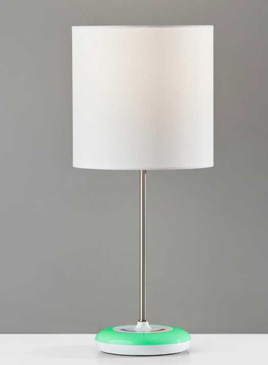 Adesso® Mia White Color Changing Table Lamp-1