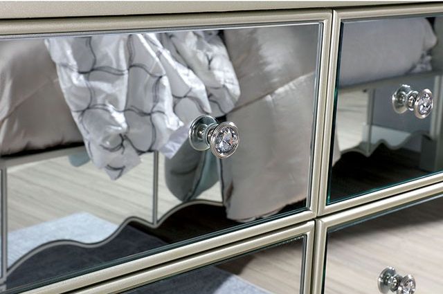 Furniture of America® Eliora Silver Dresser-2