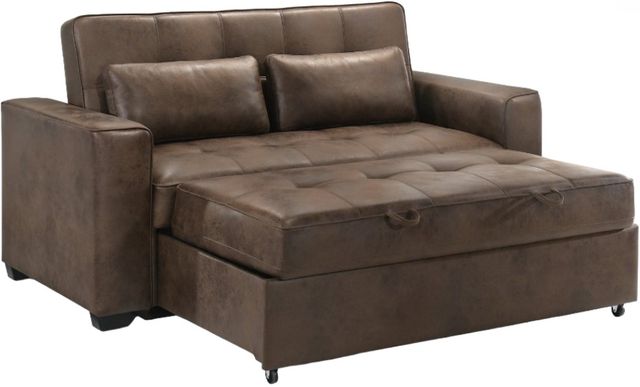 Night & Day Furniture™ Brooklyn Walnut Queen Sofa Sleeper-0