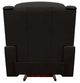 La-Z-Boy® Redwood Chocolate Leather Power Rocking Recliner with Headrest-4