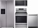 LG 4 Piece PrintProof™ Stainless Steel Electric Kitchen Package-0