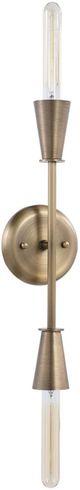 Renwil® Mariana Dark Antique Brushed Brass Wall Sconce-0