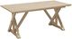 C R Plastics Harvest Beige Dining Table-0
