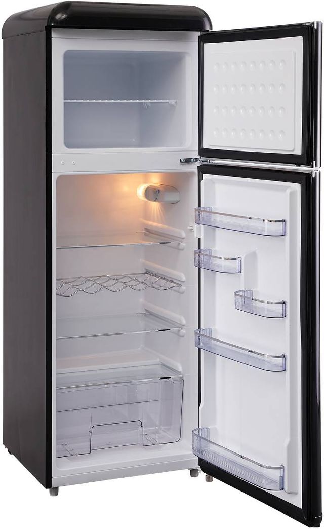 Epic® 22" 7.5 Cu. Ft. Retro Black Top Freezer Refrigerator-1