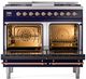 Ilve® Nostalgie II Series 40" Midnight Blue Pro Style Dual Fuel Range-1