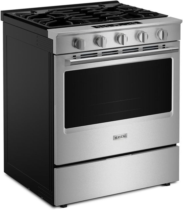 Maytag® 30" FingerPrint Resistant Stainless Steel Slide-In Gas Range with Grill Mode-3