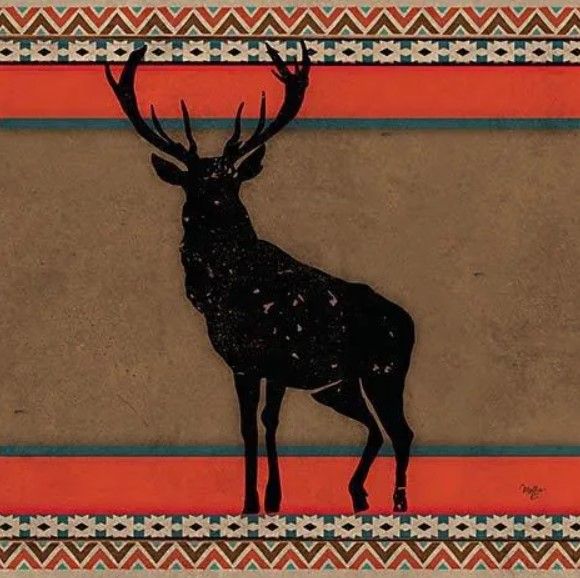 Classy Art Out West Deer by Mollie B. Wall Art-0