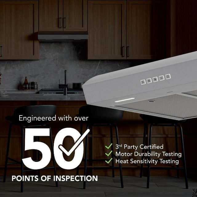 Broan® Mantra 2 Series 36" Stainless Steel Under Cabinet Range Hood-3
