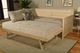 Kodiak Furniture Marisa Canton Gray/Weathered White Twin Daybed with Mattress and Pop Up -4