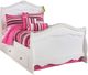 Signature Design by Ashley® Exquisite 5-Piece White Full Sleigh Storage Bed Set-1