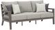 Signature Design by Ashley® Hillside Barn Brown/Gray Fabric/Wooden Outdoor Sofa-0