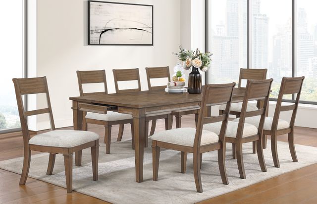 New Classic® Home Furnishings Mariana Ivory/Vintage Mocha Dining Side Chair-1