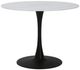 Homelegance® Cosimo White Dining Table with Black Base-0