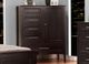 Handstone Stockholm 5 Drawer 1 Door Gentleman’s Chest W/1 Adjust Shelf and Hang Rod (DOOR ON LEFT)-0