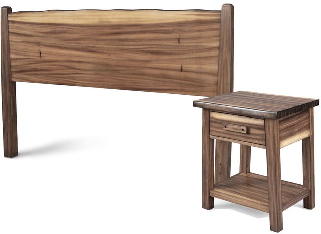 homestyles® Forest Retreat 2-Piece Brown King Headboard Set-0