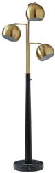 Signature Design by Ashley® Sorcha Black Floor Lamp with Gold Accent-0