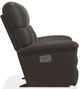 La-Z-Boy® Mateo Charcoal Leather Power Rocking Recliner with Headrest-2