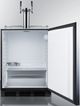 Summit® Commercial 5.5 Cu. Ft. Stainless Steel Beer Cooler/Kegerator-2