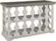 Signature Design by Ashley® Havalance Gray Console Sofa Table with Vintage White Base-1