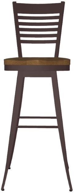 Amisco Customizable Edwin Swivel Spectator Stool-1