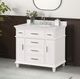 Furniture of America® Savona White Vanity Set-0