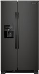 Crosley® 33" 21.41 Cu. Ft. Black Side-by-Side Refrigerator -0