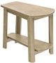 C R Plastic Generation Line Beige Addy Side Table-0
