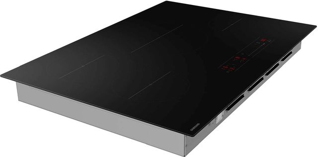 Samsung 30" Black Induction Cooktop with Anti-Scratch Matte Glass and Sync Burners-1