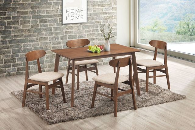New Classic® Home Furnishings Morroco Natural/Walnut Brown Dining Side Chair-1