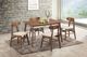 New Classic® Home Furnishings Morroco Natural/Walnut Brown Dining Side Chair-1