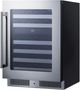 Summit® 24" Stainless Steel Built-In Wine Cooler-1