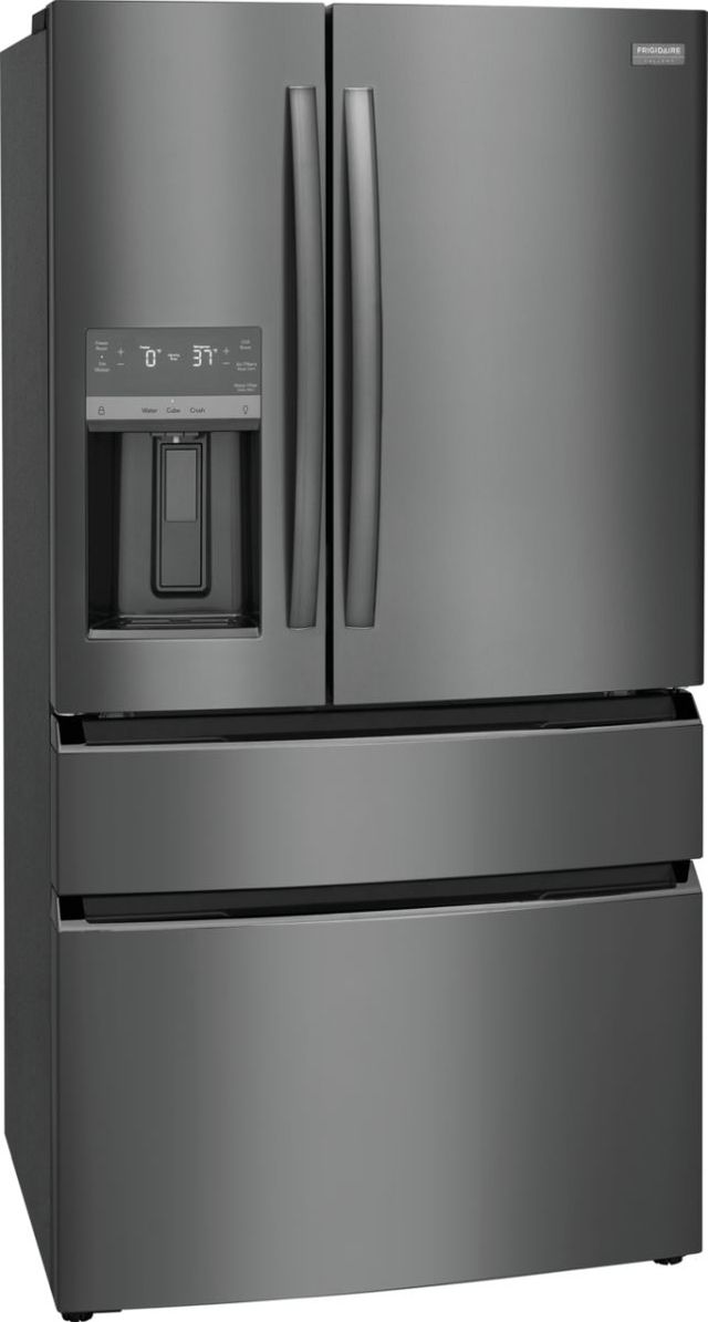 Frigidaire Gallery® 36" 21.5 Cu. Ft. Smudge-Proof® Black Stainless Steel Counter Depth French Door Refrigerator-3
