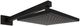 ZLINE Autograph Edition Bliss Matte Black Rainfall Shower Faucet-1