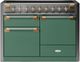 AGA™ Elise Series 48" Stainless Steel Pro Style Induction Range with Mineral Green Door-0