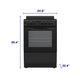 Element® 24" Black Freestanding Electric Range-1