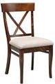 Handstone Florence X Back Side Chair With Fabric Seat-0
