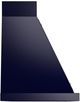 Ilve® Nostalgie II Noblesse 48" Midnight Blue Wall Mounted Range Hood with Burnished Trim-2