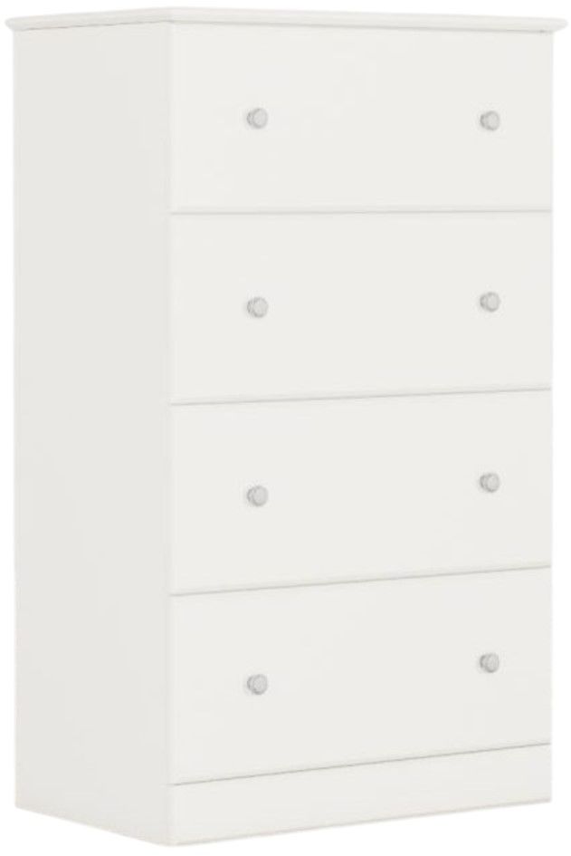 Perdue Woodworks 17,000 Essential White 26" 4-Drawer Chest-0