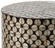 A & B Home Black/Natural Stool-2