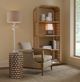 Currey & Company Charny Gesso White Floor Lamp-5