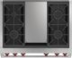 Wolf® 36" White Pro Style Dual Fuel Range-1