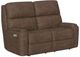 Flexsteel® Customizable Rio Leather Power Reclining Loveseat with Power Headrests-1