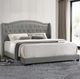 Intercon Rhyan Smoke King Upholstered Panel Bed-1