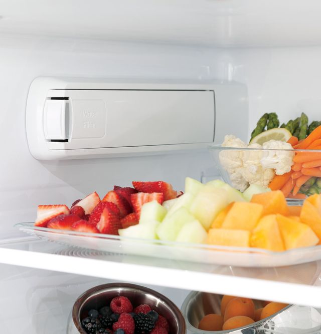 GE Profile™ 36 in. 22.23 Cu. Ft. Black Stainless Steel Counter Depth French Door Refrigerator-8