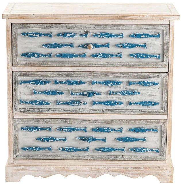 Crestview Collection Upstream Blue/White Chest-0