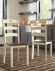 Signature Design by Ashley® Woodanville 2-Piece Cream/Brown Dining Room Chair Set-2